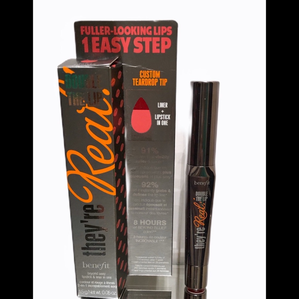 Benefit Double The Lip They’re Real Lipstick💄